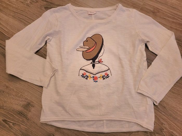 Tee-shirt blanc ML Tape à l'œil 6 ans