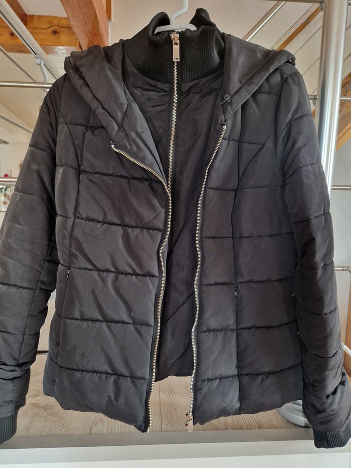 Manteau noir taille 36 Cache Cache