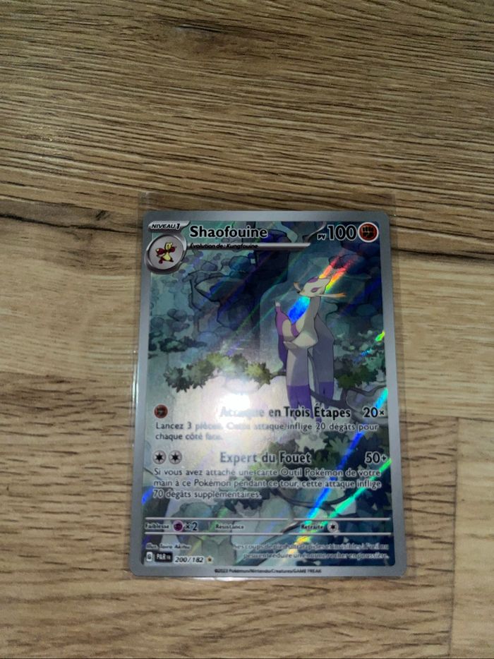 Carte Pokémon shaofouine PAR 200 - photo numéro 2