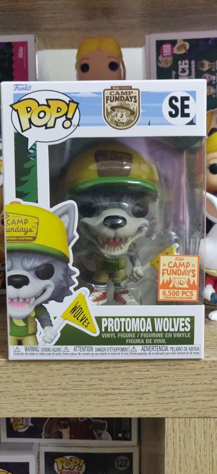 Funko pop protomoa wolves camp fundays limited SE