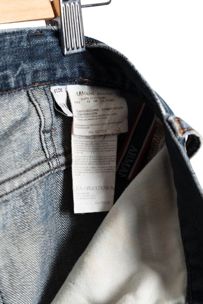 Jean bleu coupe droite Armani Jeans – Taille 40 - photo numéro 11