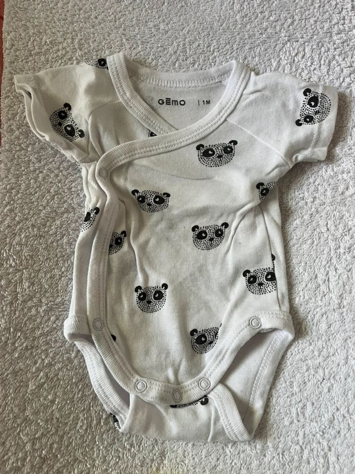Body bébé panda gémo