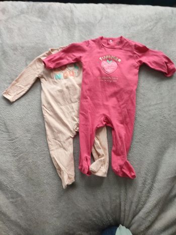 Lot de deux pyjamas legers Kiabi 6 mois
