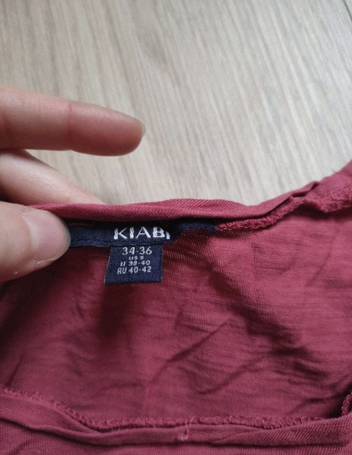 Tee-shirt manches longues de grossesse Kiabi taille 34/36 - photo numéro 3