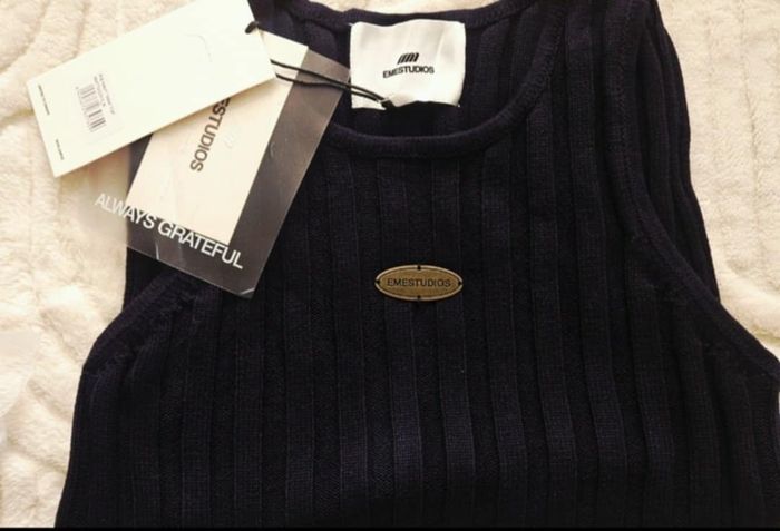 🌟Top Eme Studios Navy Tank Neuf 🌟 - photo numéro 4