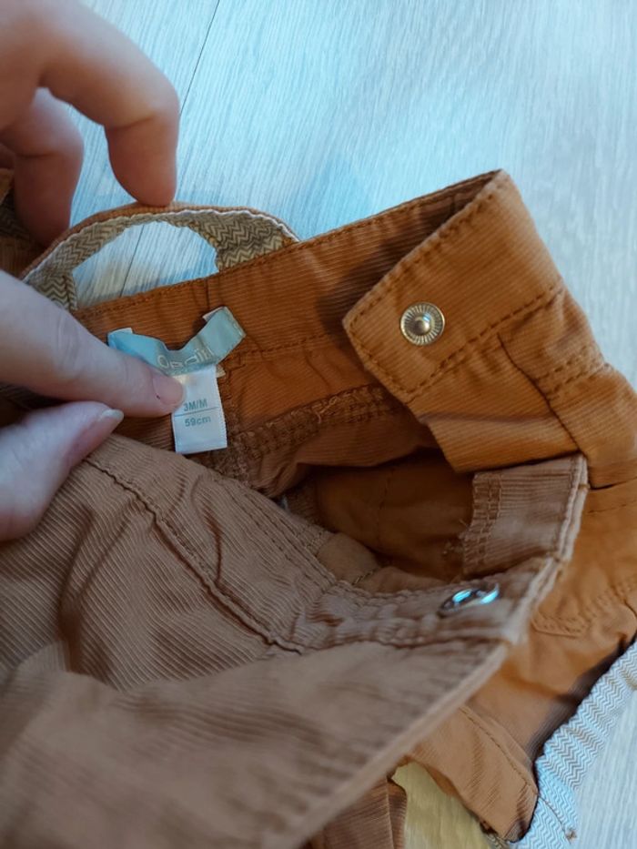 Jolie salopette short obaibi garçon 3 mois - photo numéro 6