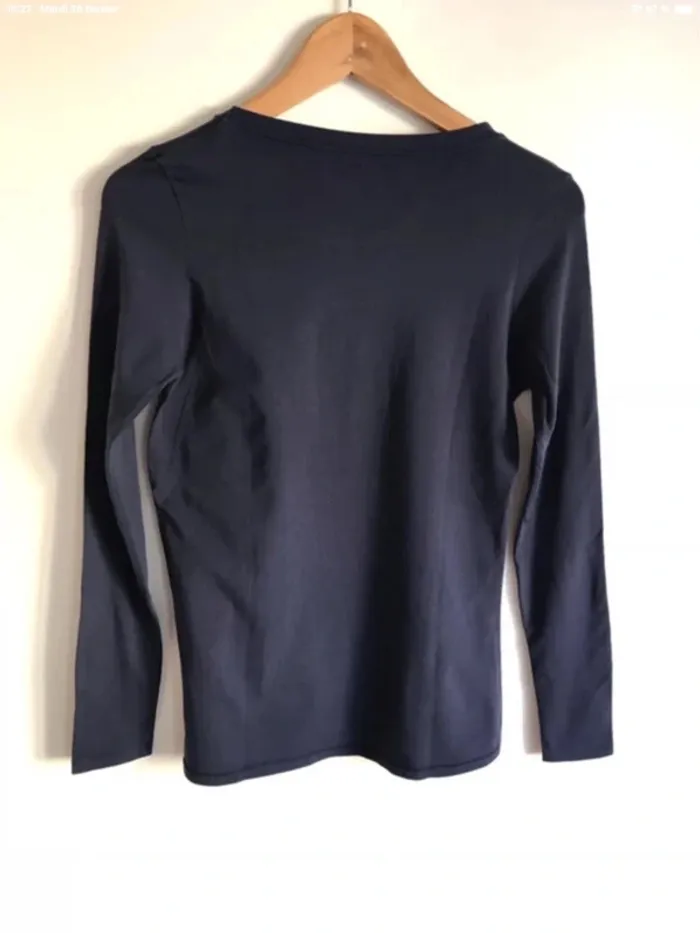 T-shirt violet Zara à strass manches longues taille 34/36 - photo numéro 8