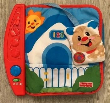 Livre tissus 1 2 3 fisher price