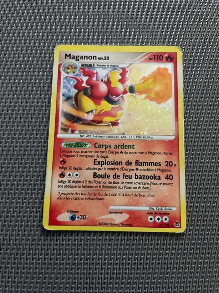 Carte Pokémon Maganon Holo 31/132 DP03 Merveilles Secrètes FR