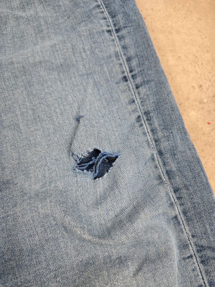 Jean blue jogg homme Le Temps des Cerises slim stretch taille 28 bleu effet délavé style casual - photo numéro 3