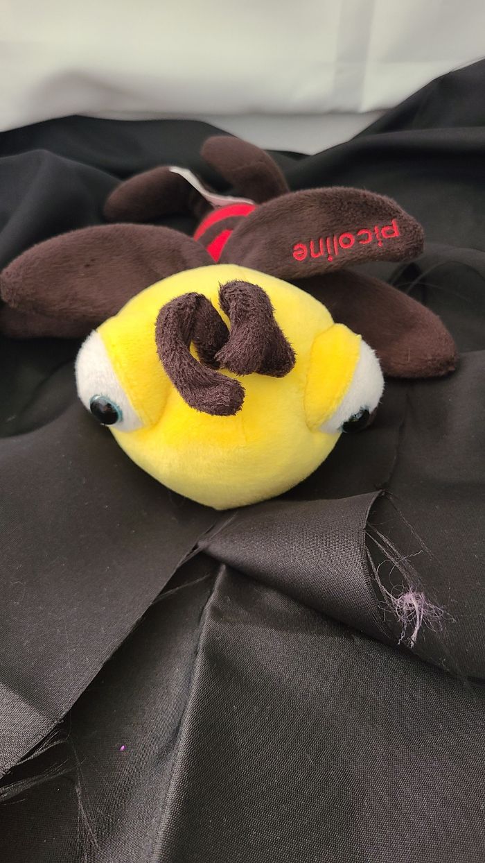 Peluche doudou Abeille grosse tête Picoty - photo numéro 4