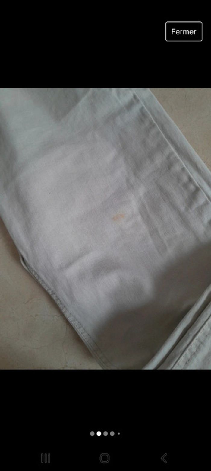 Pantalon jean skinny blanc taille 46 🌺L:110 - photo numéro 5