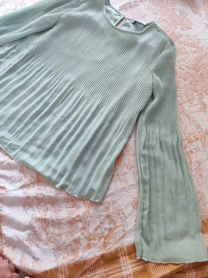 Blouse plissée - photo numéro 2
