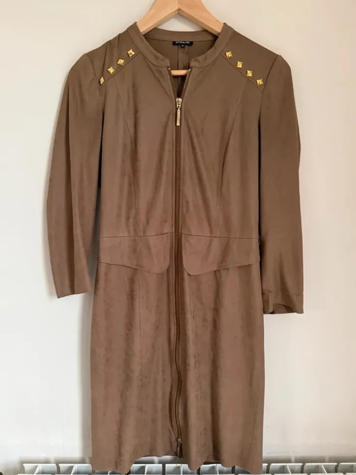Robe marron Caroline Biss