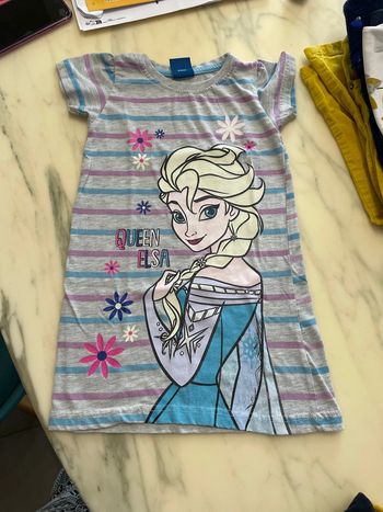 Chemise de nuit reine des neiges 4 ans
