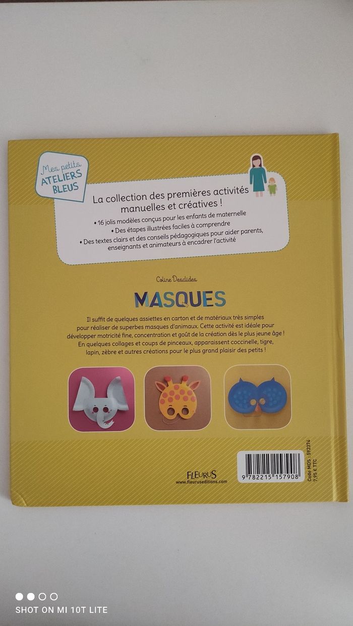 Livre masques - photo numéro 2