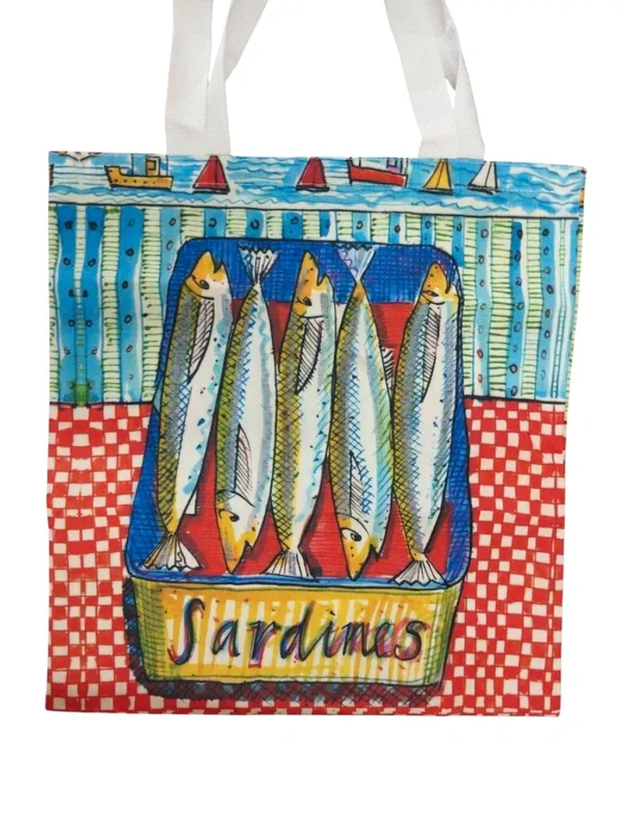 Tote bag sac cabas Sardines