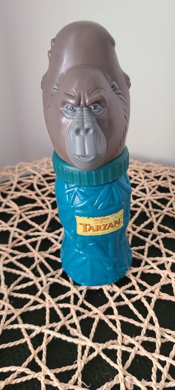 Bouteille d'eau Happy Meal Mc Donald's Tarzan Gorilla Année 2005
