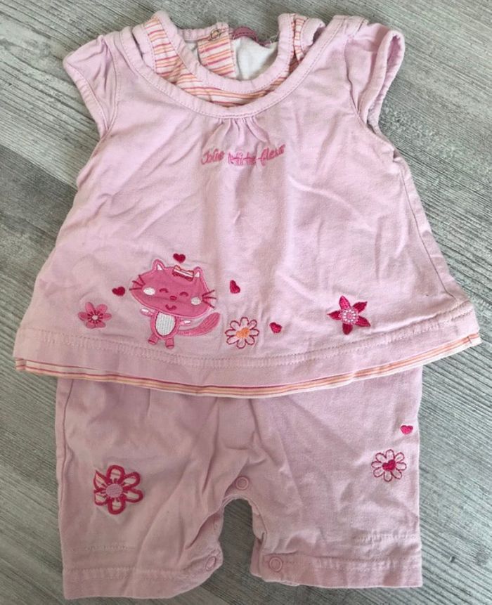 Combi short 6 mois Tom et Kiddy