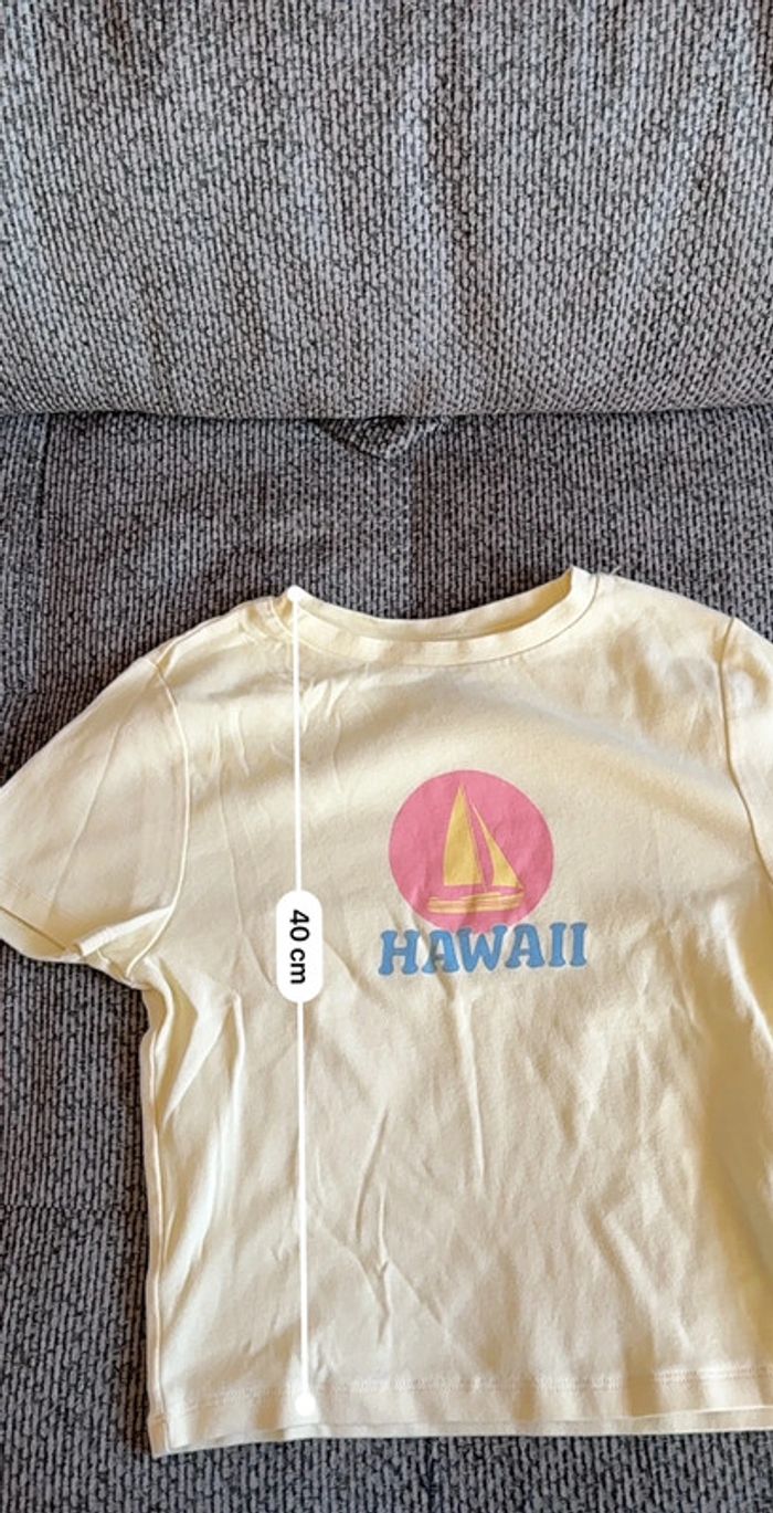 TEE shirt femme primark jaune - photo numéro 4