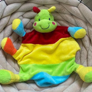 Doudou  marionnette chenille papillon keel toys