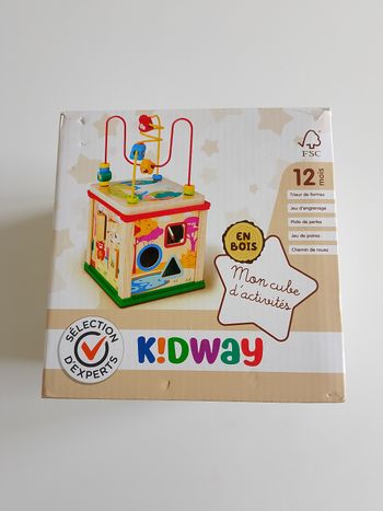 Mon cube d'activités kidway complet 