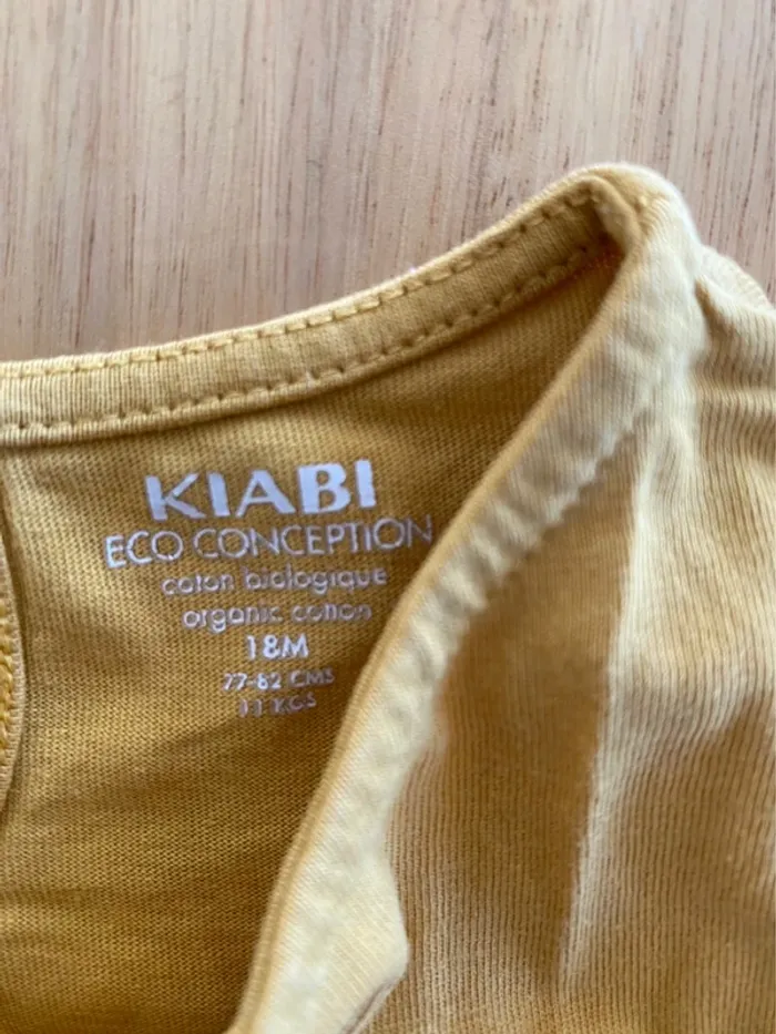 Top manche courte moutarde kiabi - photo numéro 6