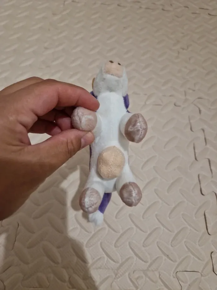 Peluche Milka vache mini violet blanc Très bon état - photo numéro 6