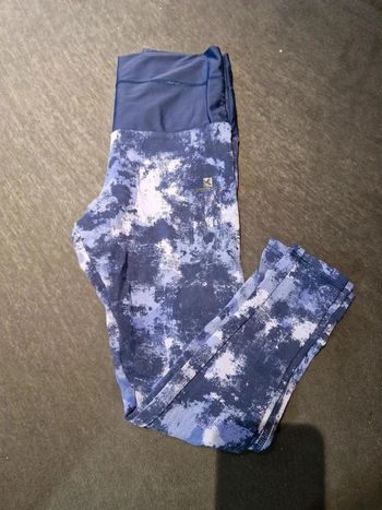 Leggings bleu taille unique domyos