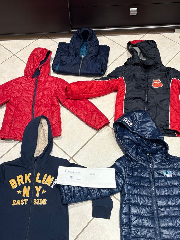 Lot Vestes Manteaux Doudounes 8 ans - photo numéro 2