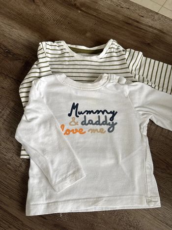 Lot de deux maillots manche longue