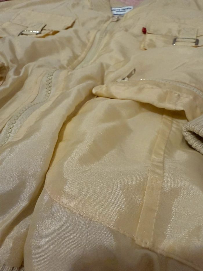 Blouson pierre cardin beige neuf taille M/L excellent état - photo numéro 8