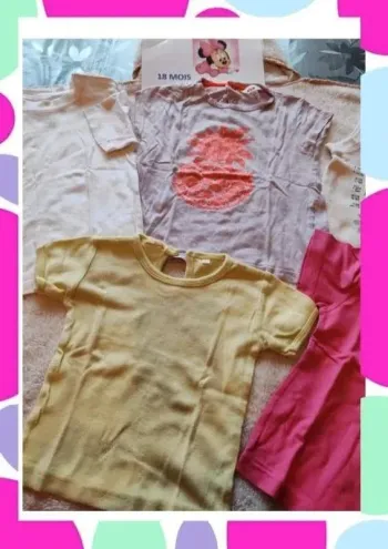 Lot de tee-shirts taille 18 mois