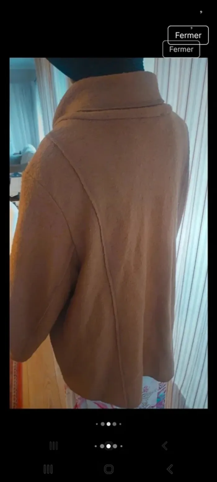 Pardessus Verpass fr/be 48  moutarde - photo numéro 6