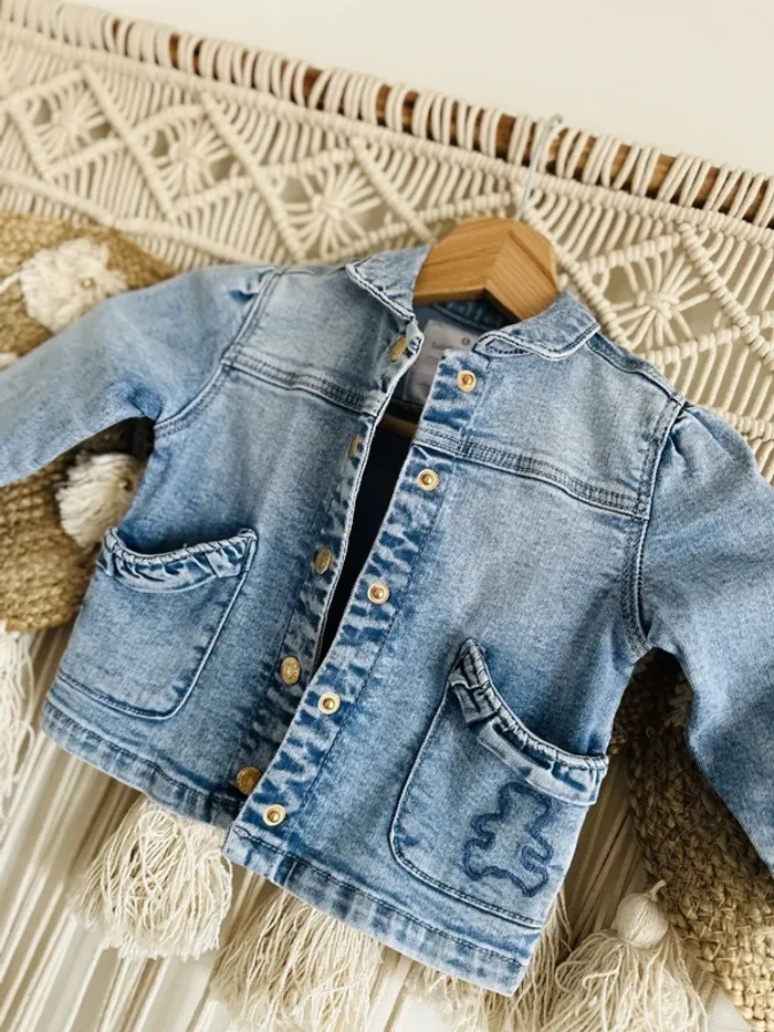 Veste en jean Lulu 12 mois - photo numéro 2