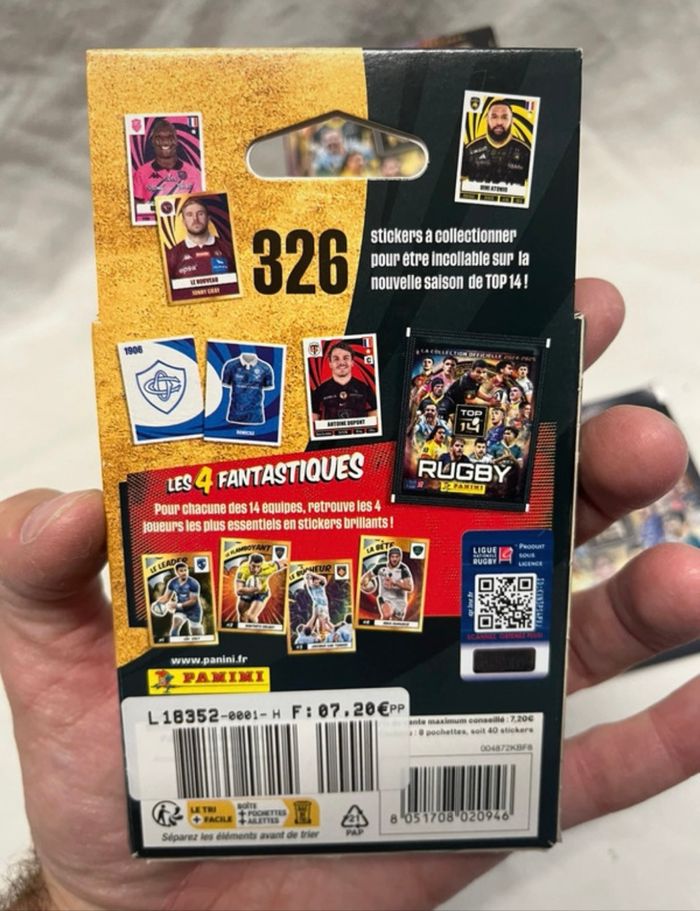 Kit 2 boites panini RUGBY 2025 - photo numéro 8
