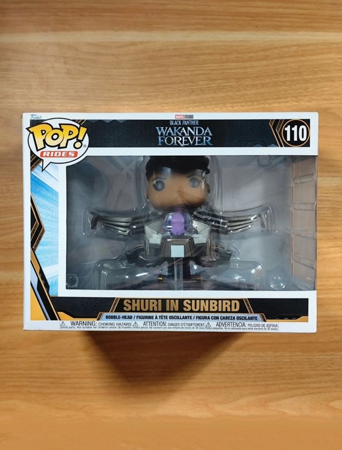 Funko Pop! Rides Shuri in Sunbird #110 (Black Panther Wakanda Forever)