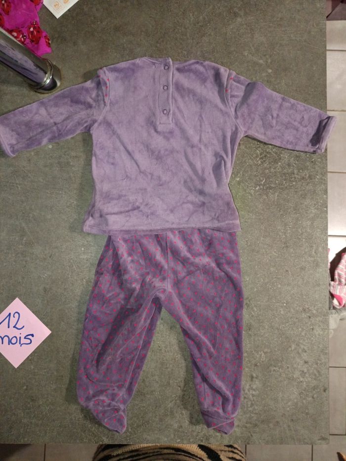 Pyjama 2 pièces girafe 12 mois - photo numéro 6