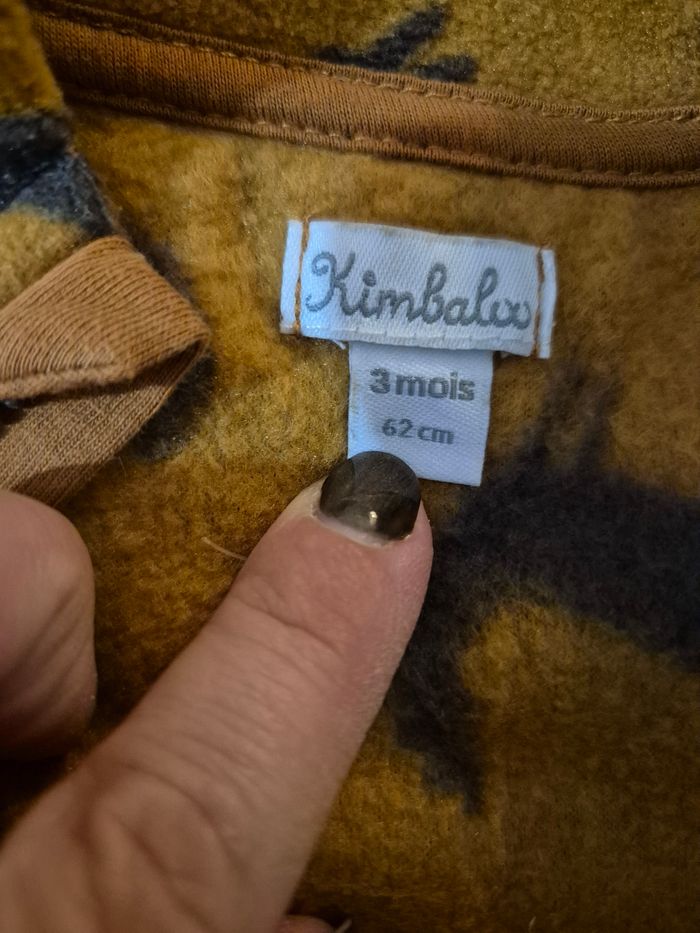 Lot de 5 vestes bébé, 3 mois Différentes marques - photo numéro 7