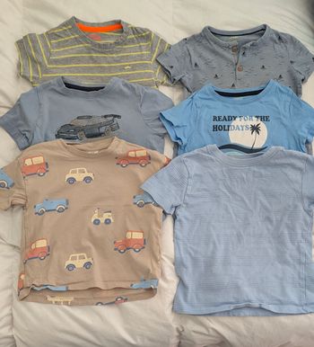 Lot teeshirt 3 ans manches courtes 