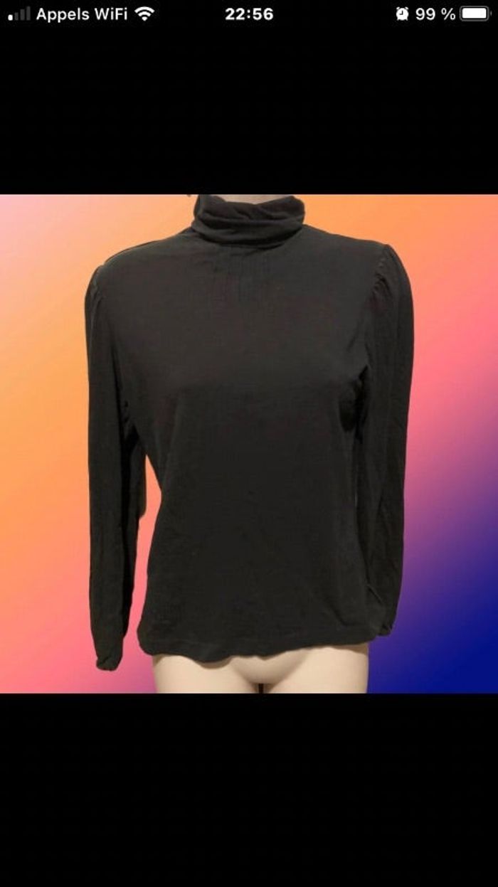 Pull col roulé 38/40 « Spot »