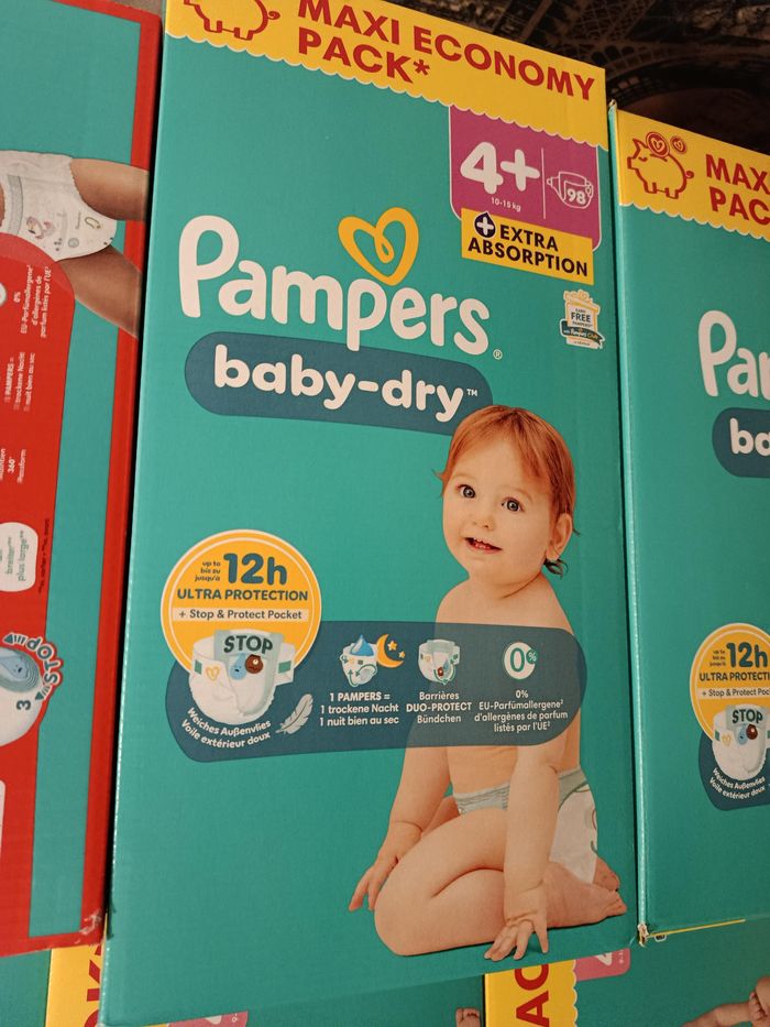 98 couches pampers pants taille 4+