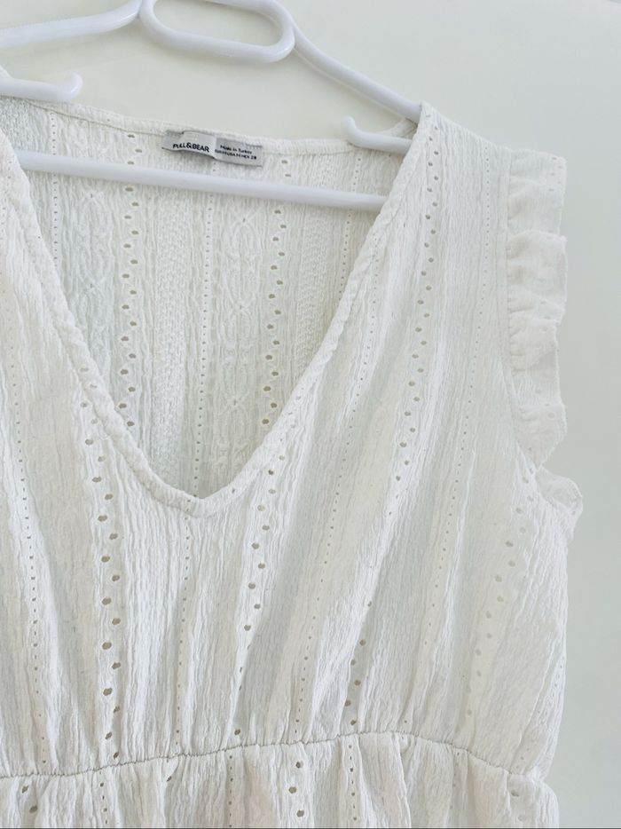 Top péplum broderie anglaise - photo numéro 3