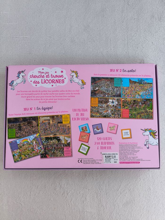 Mon jeu cherche et trouve des licornes - photo numéro 3