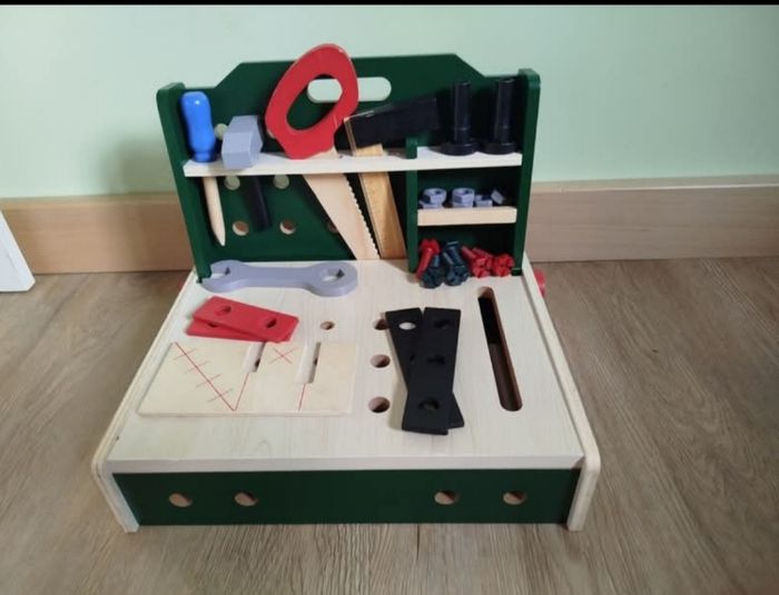 Établi de table en bois
