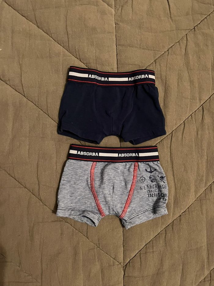 Lot de 2 caleçons Absorba garçon