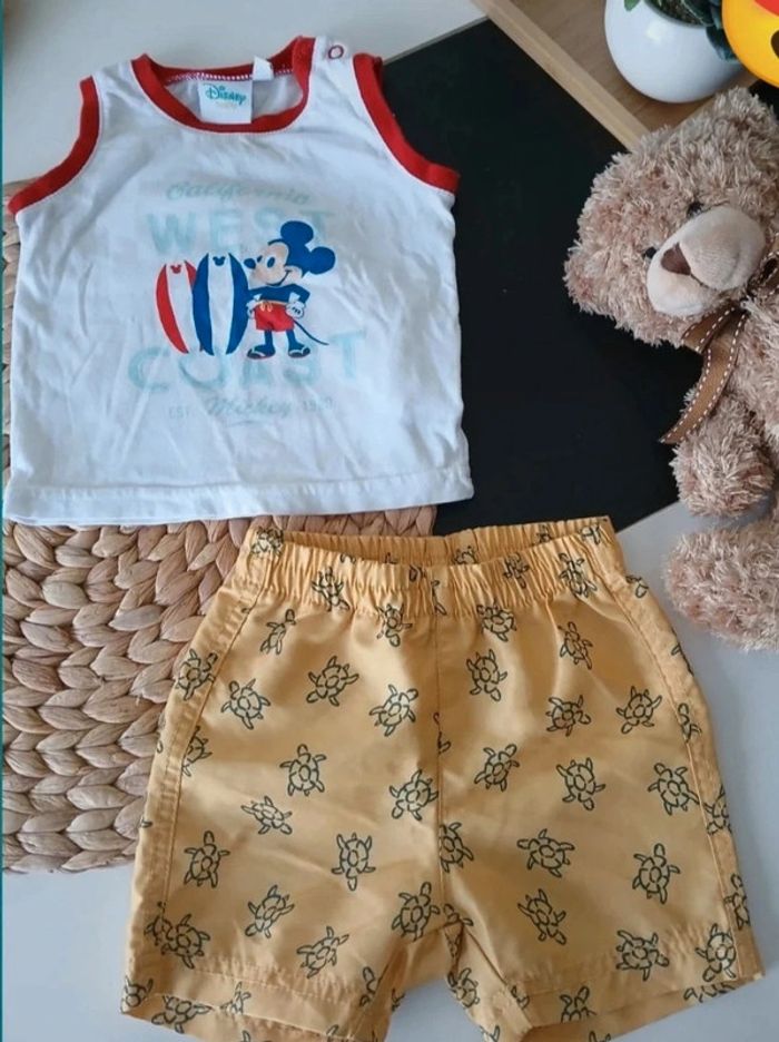 Ensemble d'été garçon Taille 6 Mois🌿🦁 - photo numéro 5