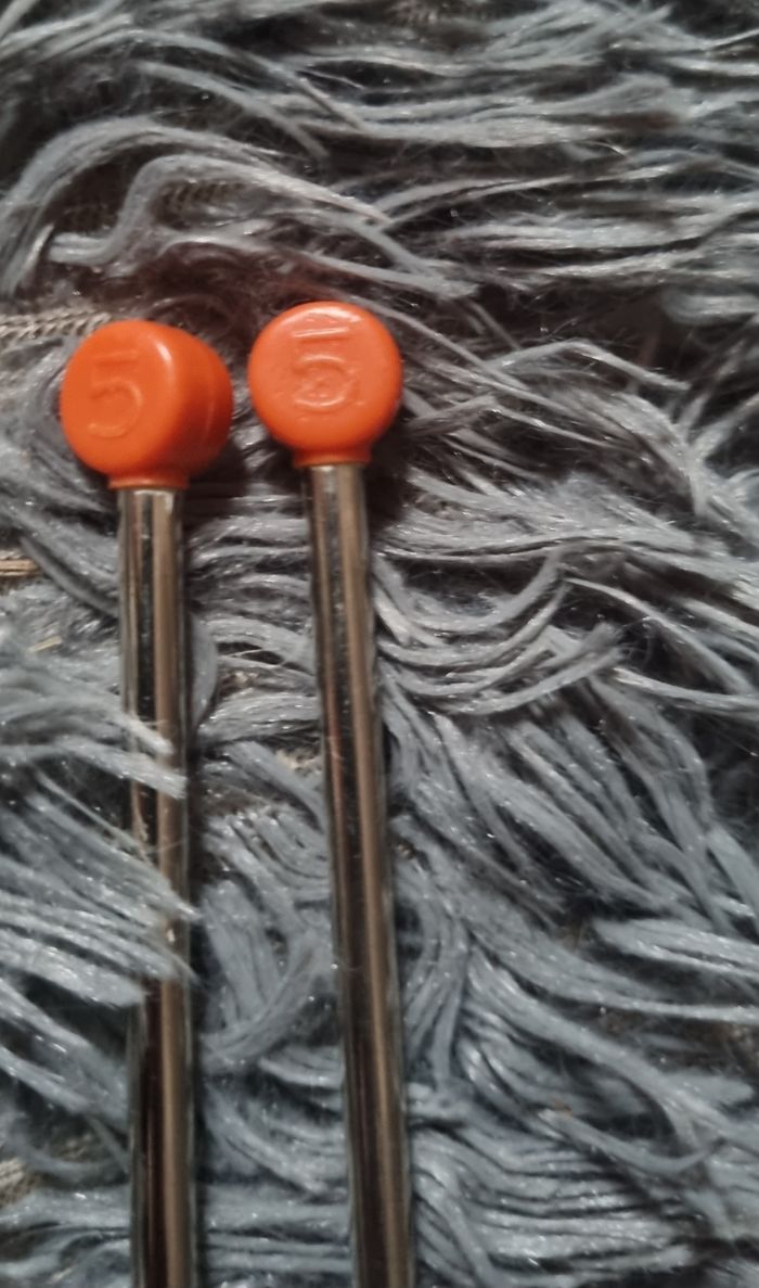 1 paires d'aiguille à tricot n'5 - photo numéro 2