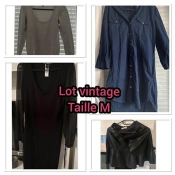 Lot vintage taille m 