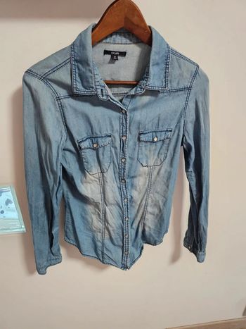 Chemise en jeans pour femme